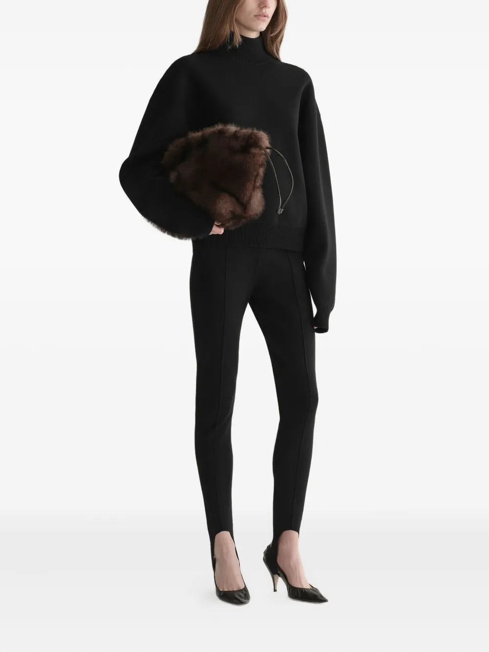 A.l.c Jules Stirrup Trousers In Black