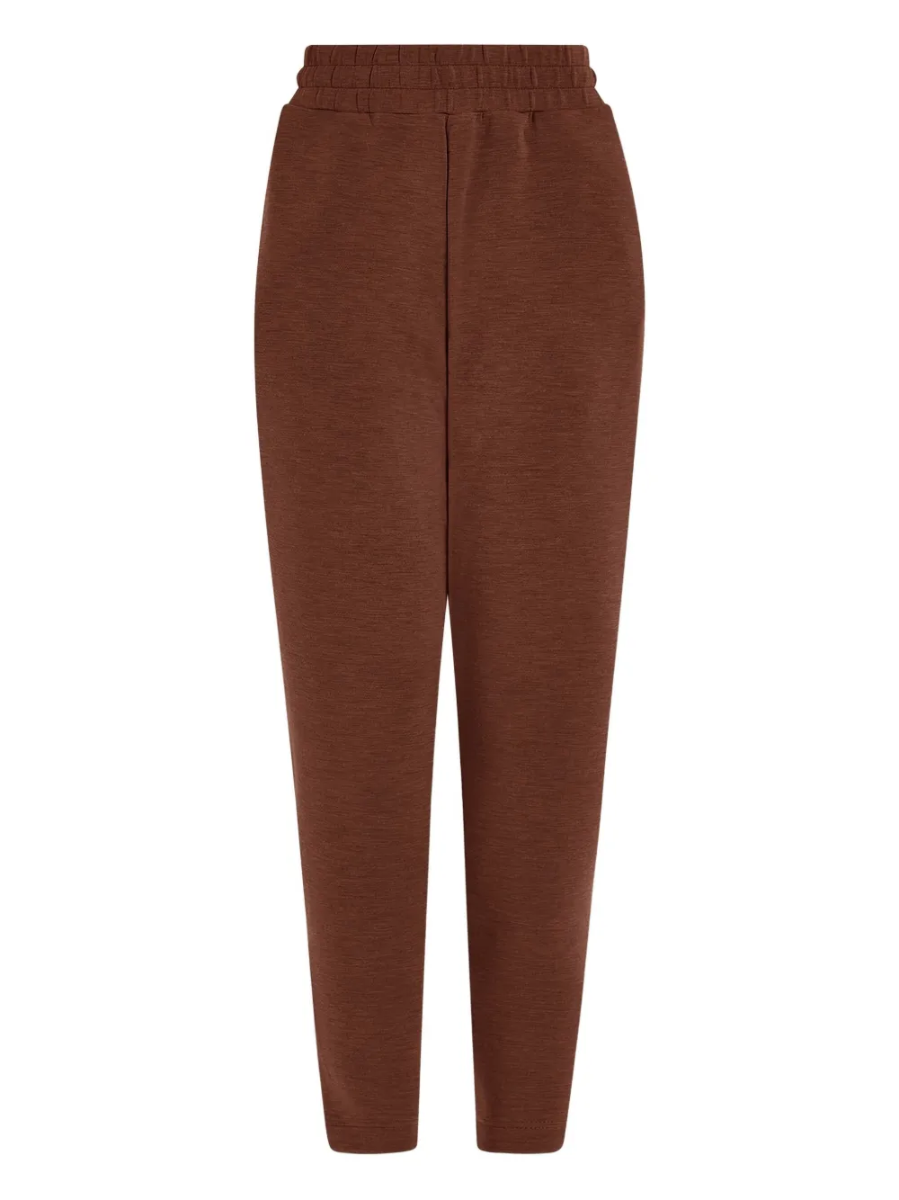 Varley The Slim Zip-hem Track Pants In Brown