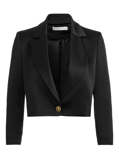 alice + olivia Esther shawl collar blazer