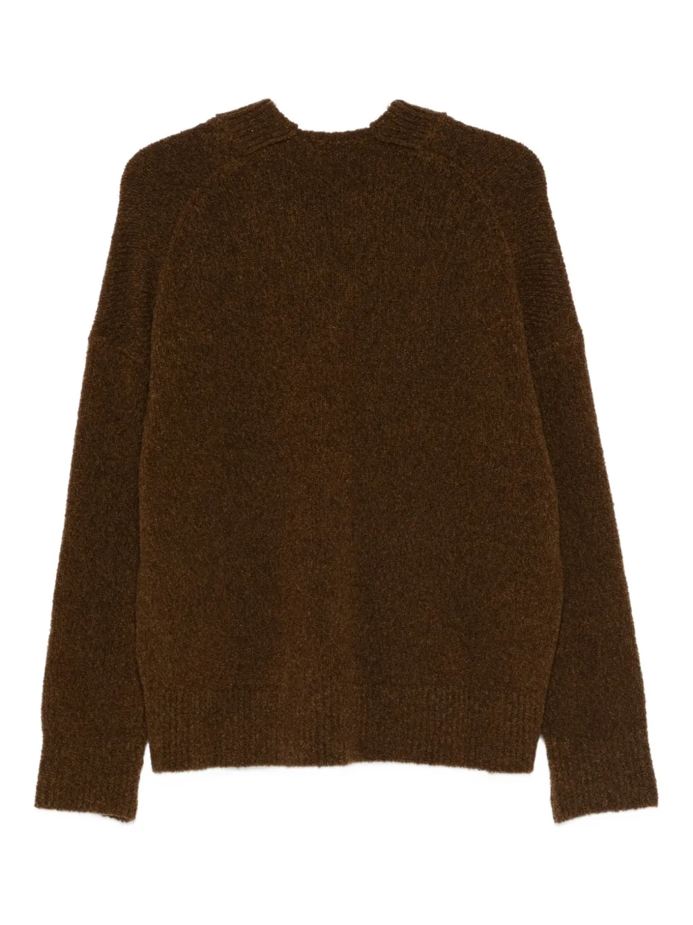 Christian Wijnants Kainez V-neck Sweater In Brown
