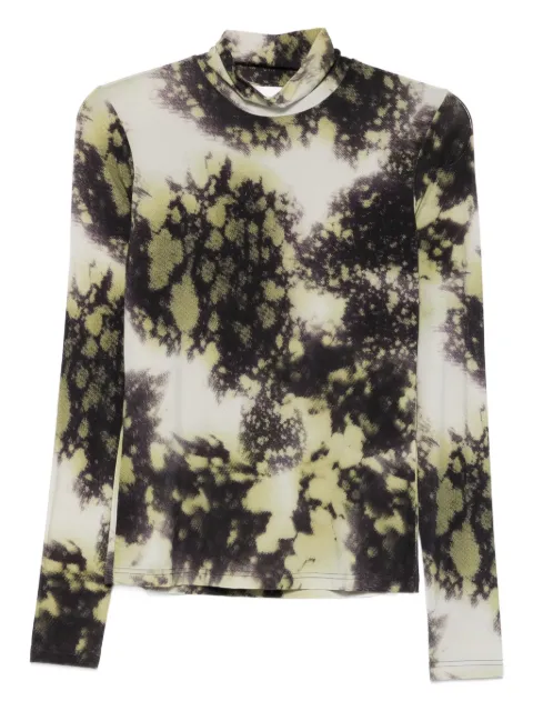 Christian Wijnants Tugal printed roll-neck top