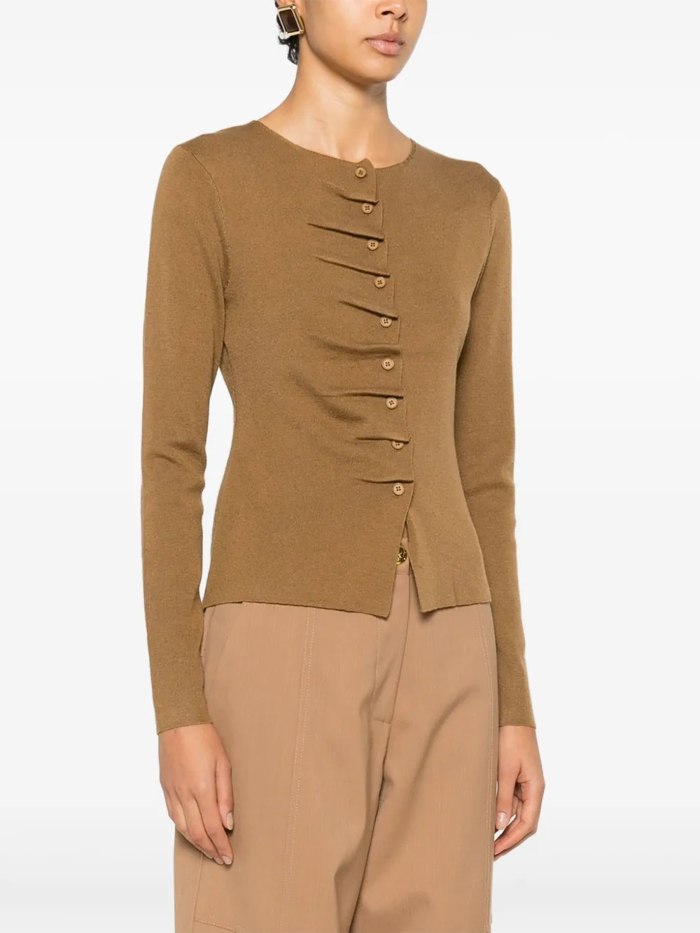 Suncoo Gamira Button-up Cardigan In Multi