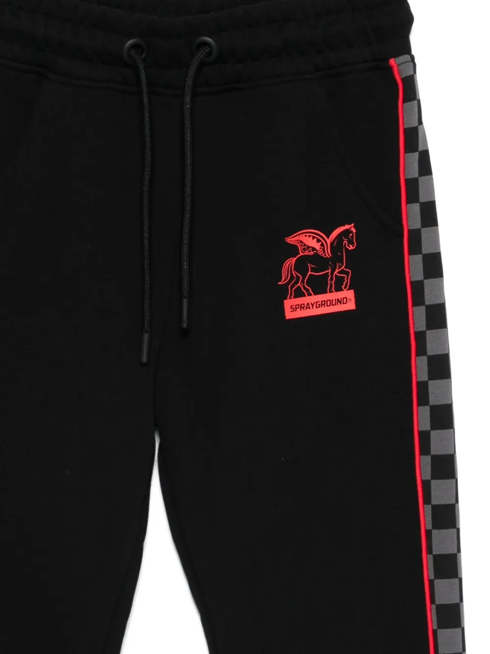 Sprayground Kid Drawstring Track Pants In Black