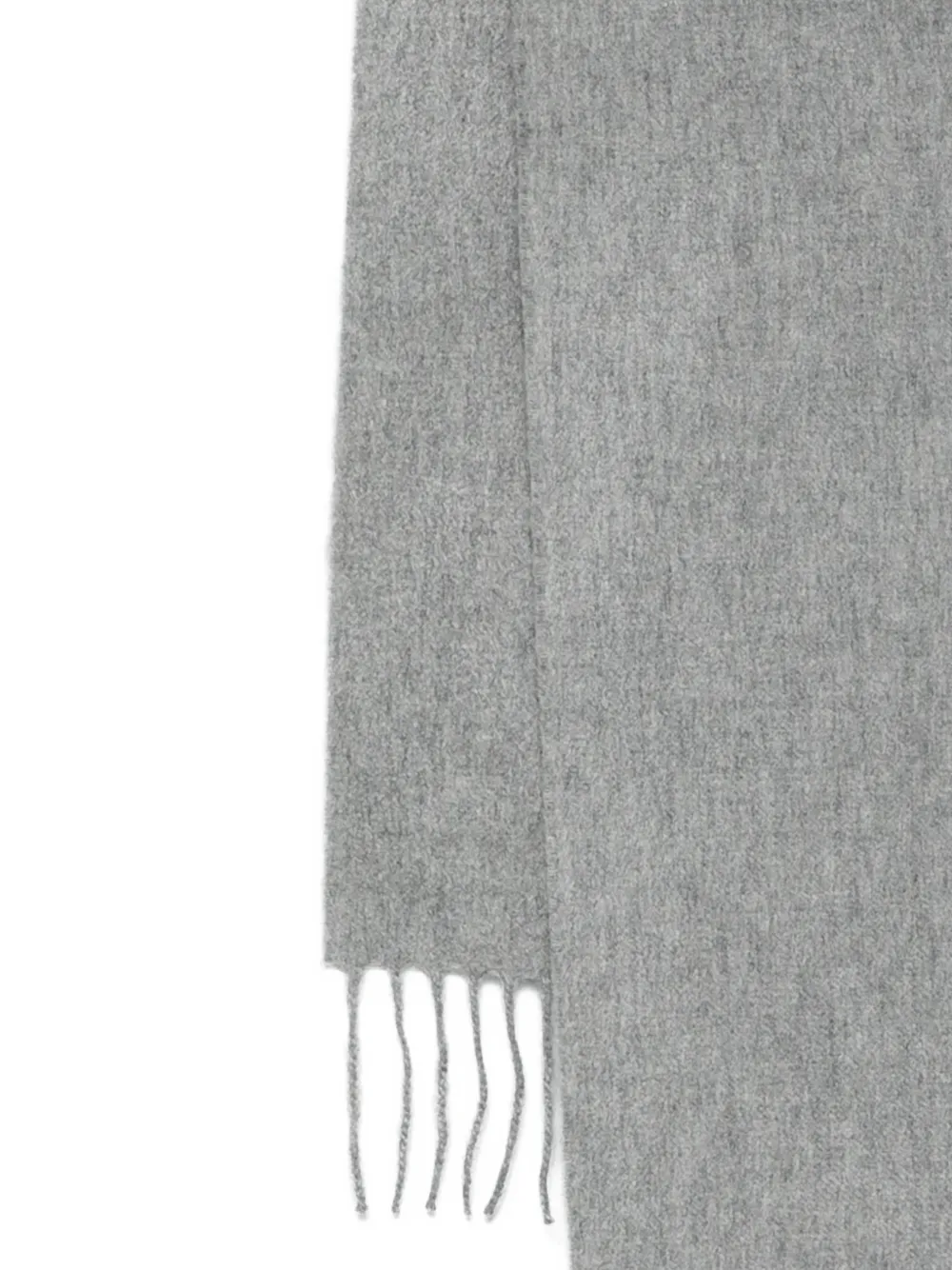 Begg x Co fringed cashmere scarf - Grijs