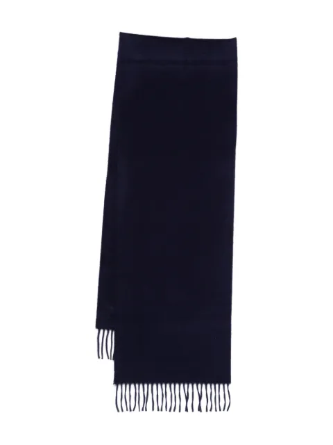 Begg x Co plain fringed scarf