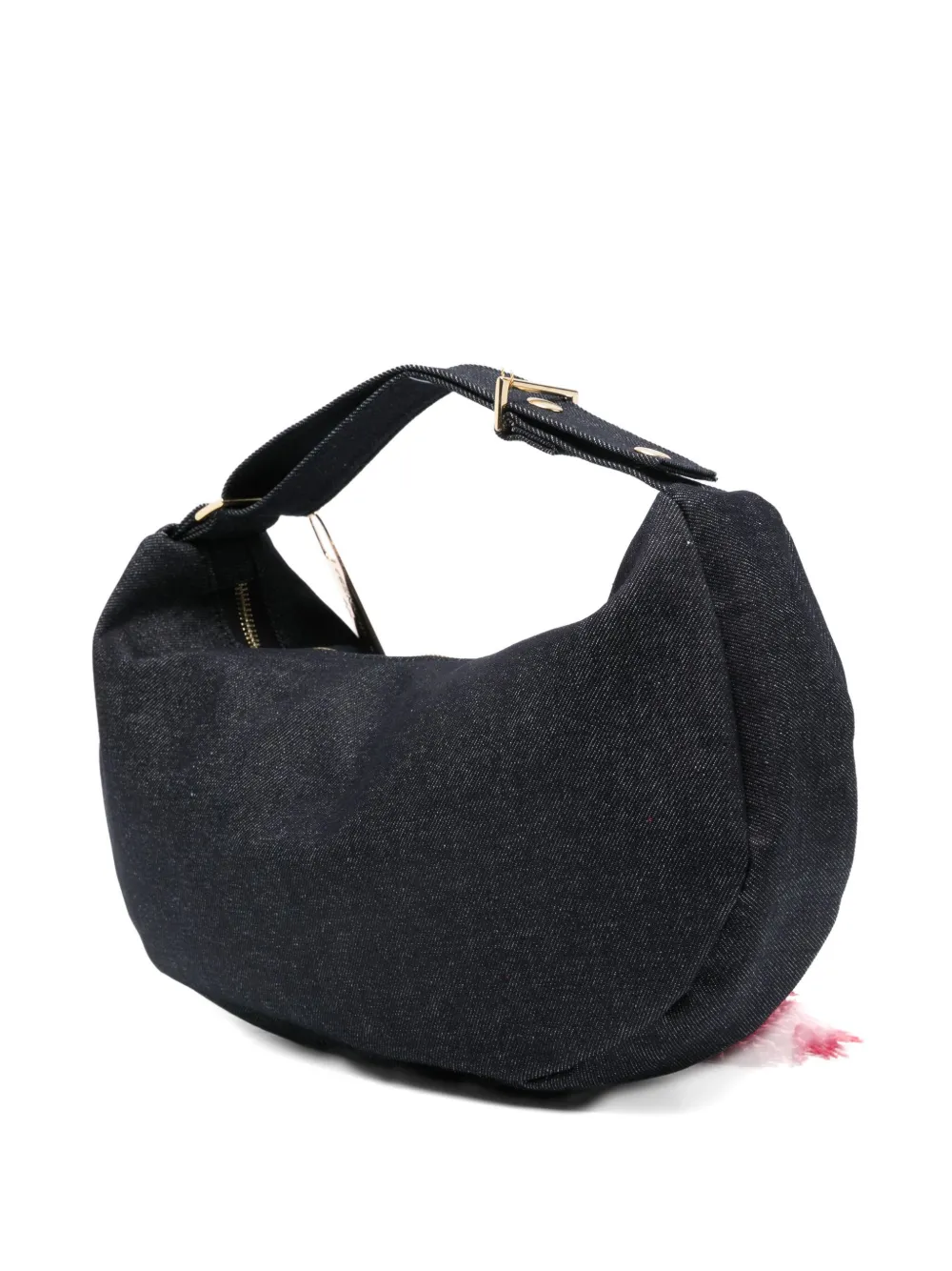 La Milanesa Valentina Heart Tassel Tote Bag In Black