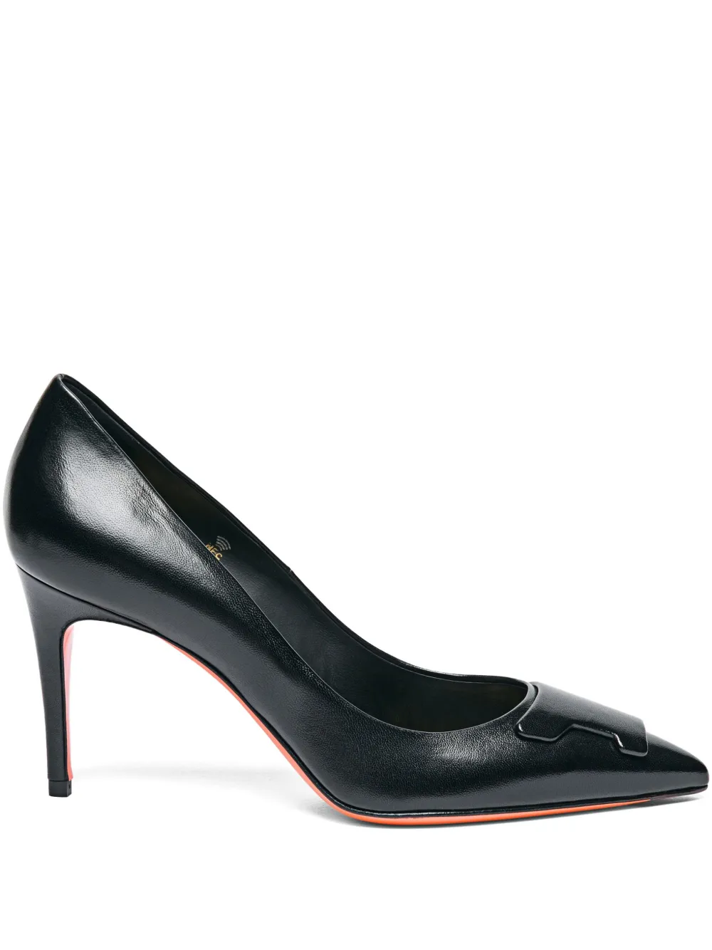 Santoni 85mm Sibille High-heel Pump In Black