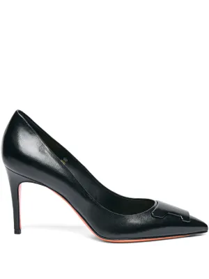 Christian Louboutin Kate 85mm エナメルカーフレザーパンプス