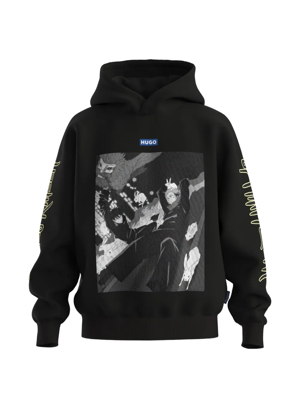HUGO x Jujutsu Kaisen Felpa con cappuccio - Nero
