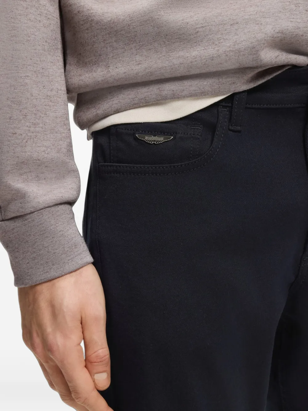 BOSS x Aston Martin skinny jeans Blauw