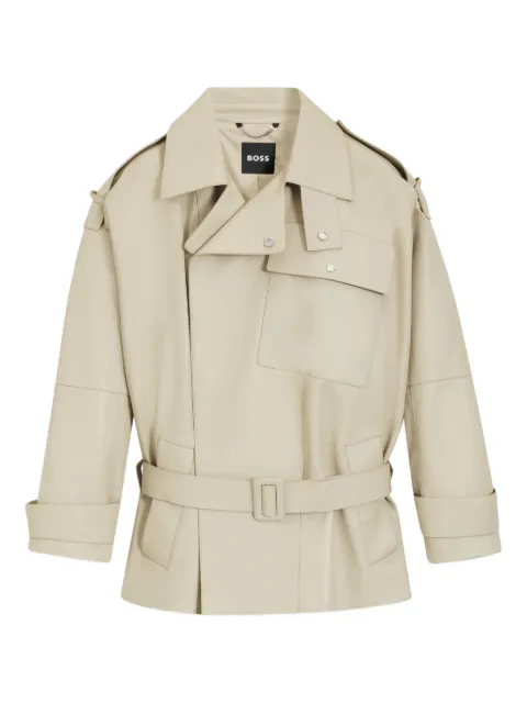 BOSS belted jacket