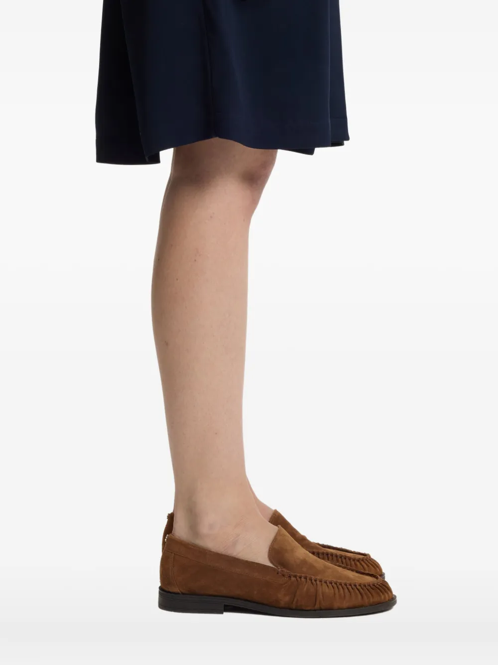 BOSS Loafers met franje Bruin