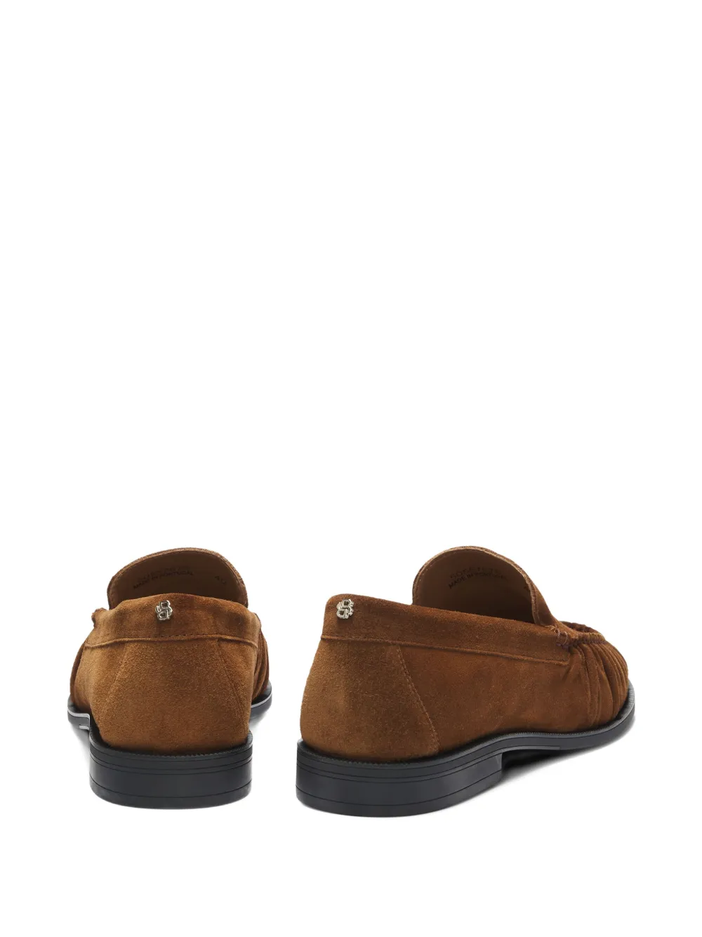 BOSS Loafers met franje Bruin