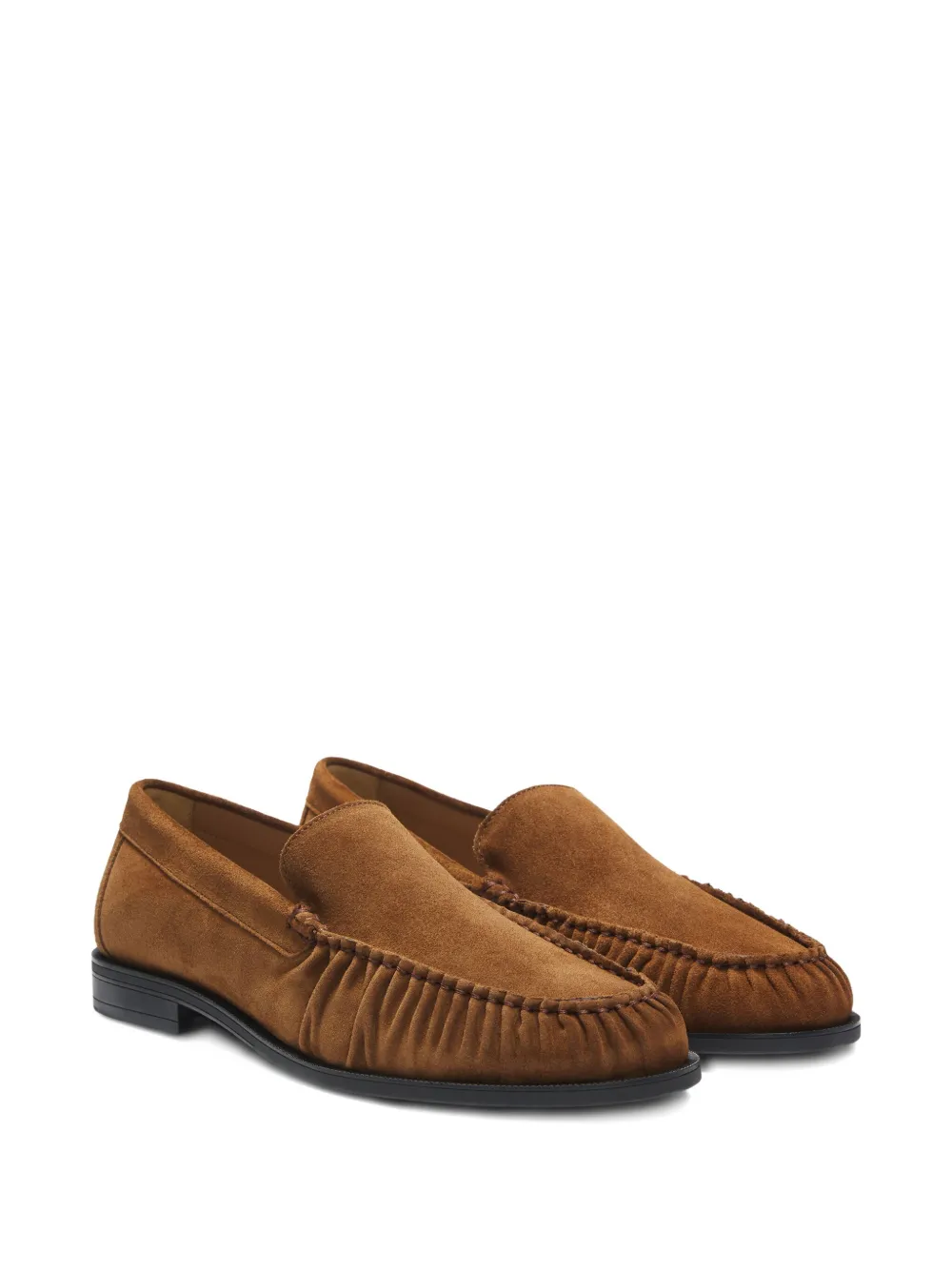 BOSS Loafers met franje Bruin