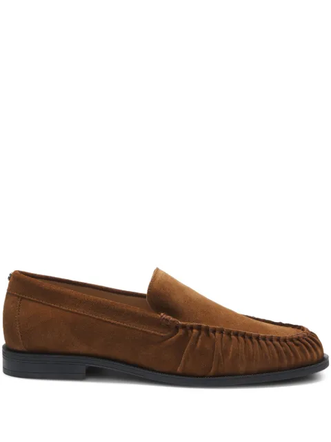 BOSS fringed-detail loafers