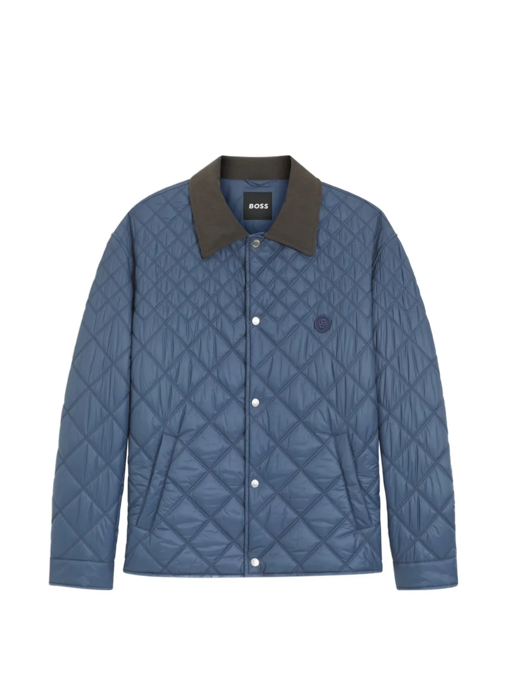 BOSS water-repellent jacket with mixed quilting