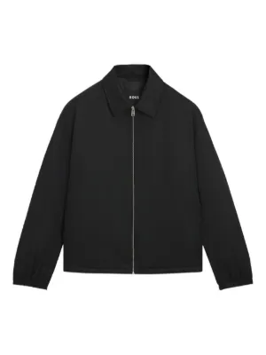 Courrèges zip-up Denim Jacket | Black | FARFETCH RO