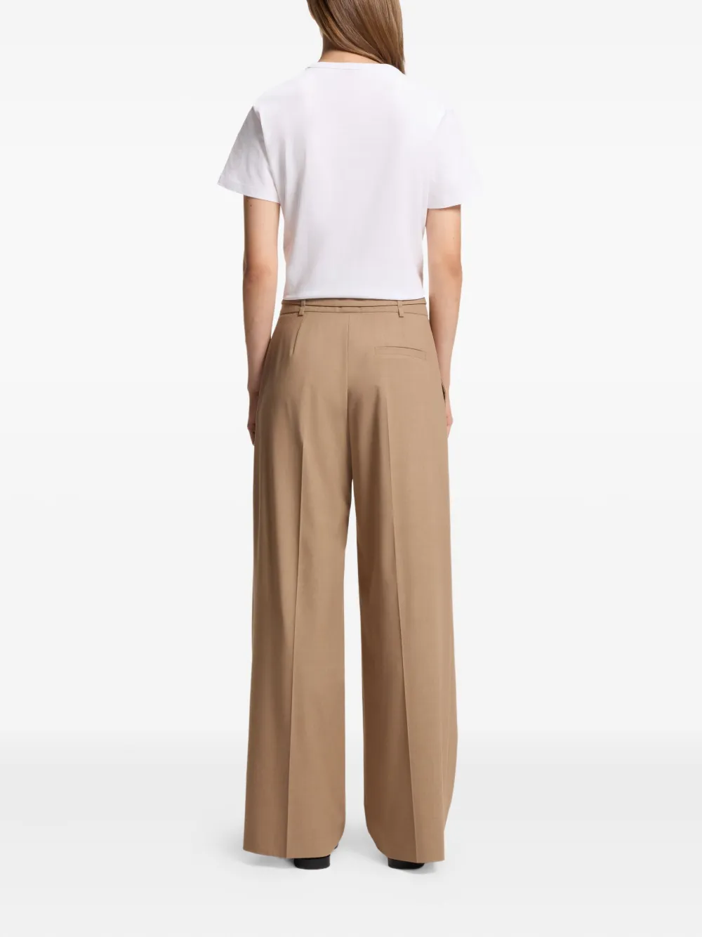 Belted-Fastening Trousers