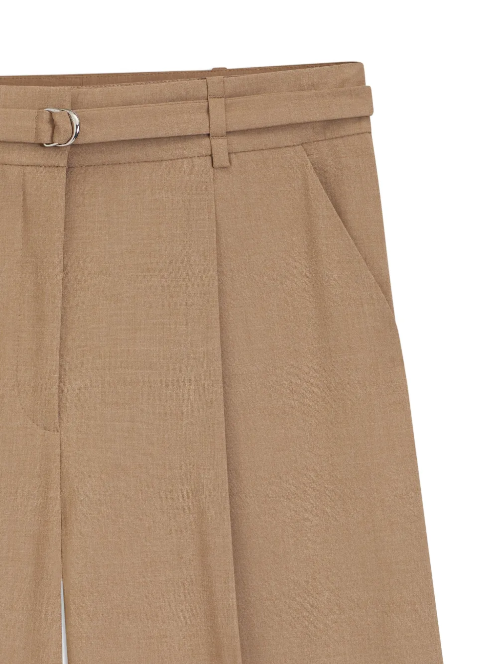 Belted-Fastening Trousers
