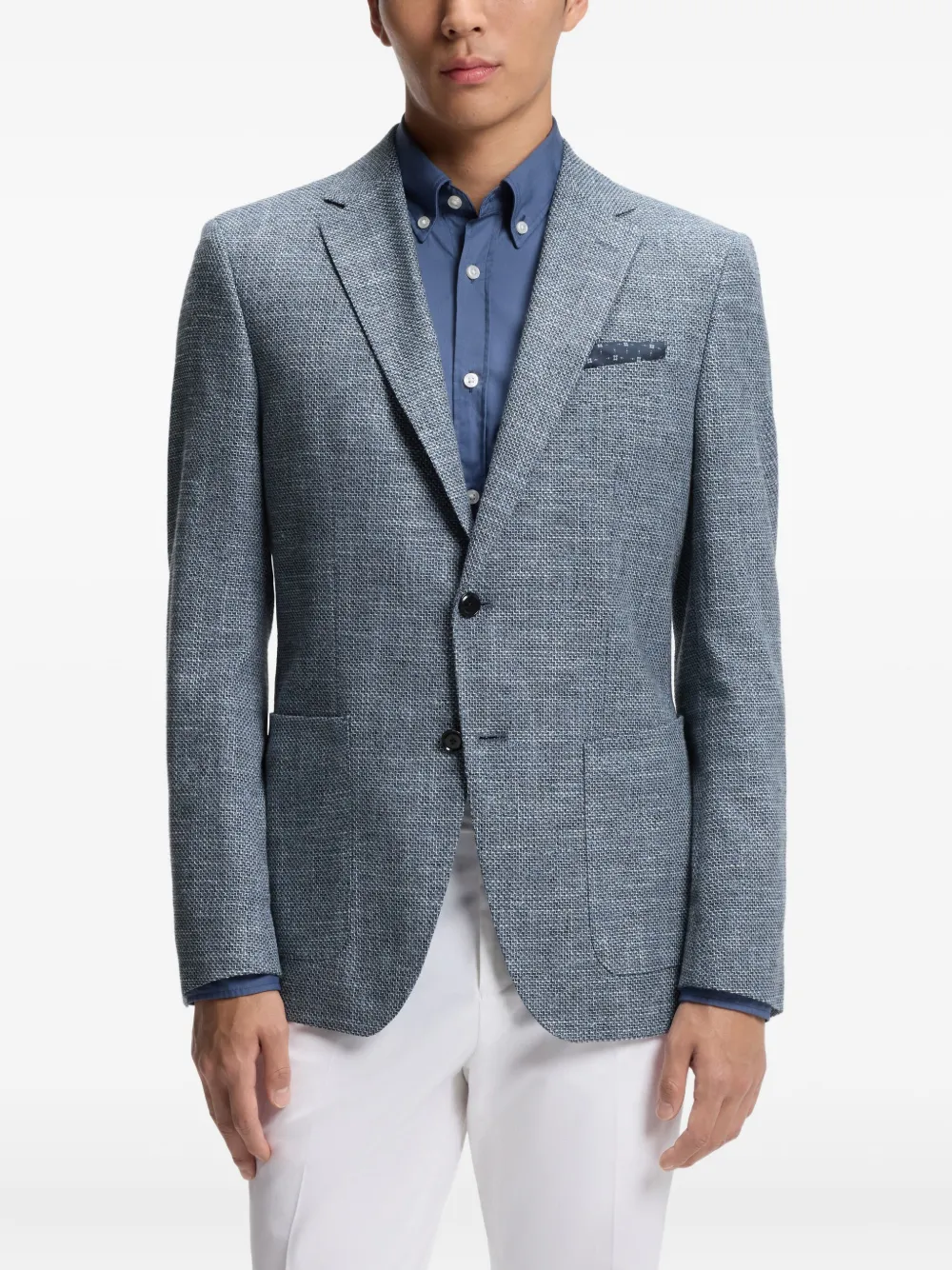 BOSS Blazer met knopen Blauw
