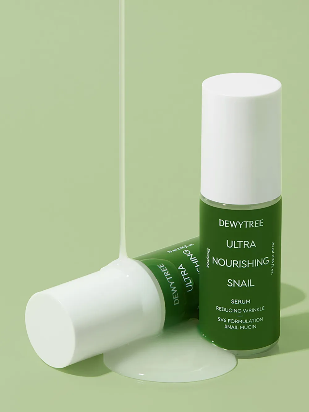 Dewytree Ultra Nourishing Snail Serum (pack Of Two) In Green