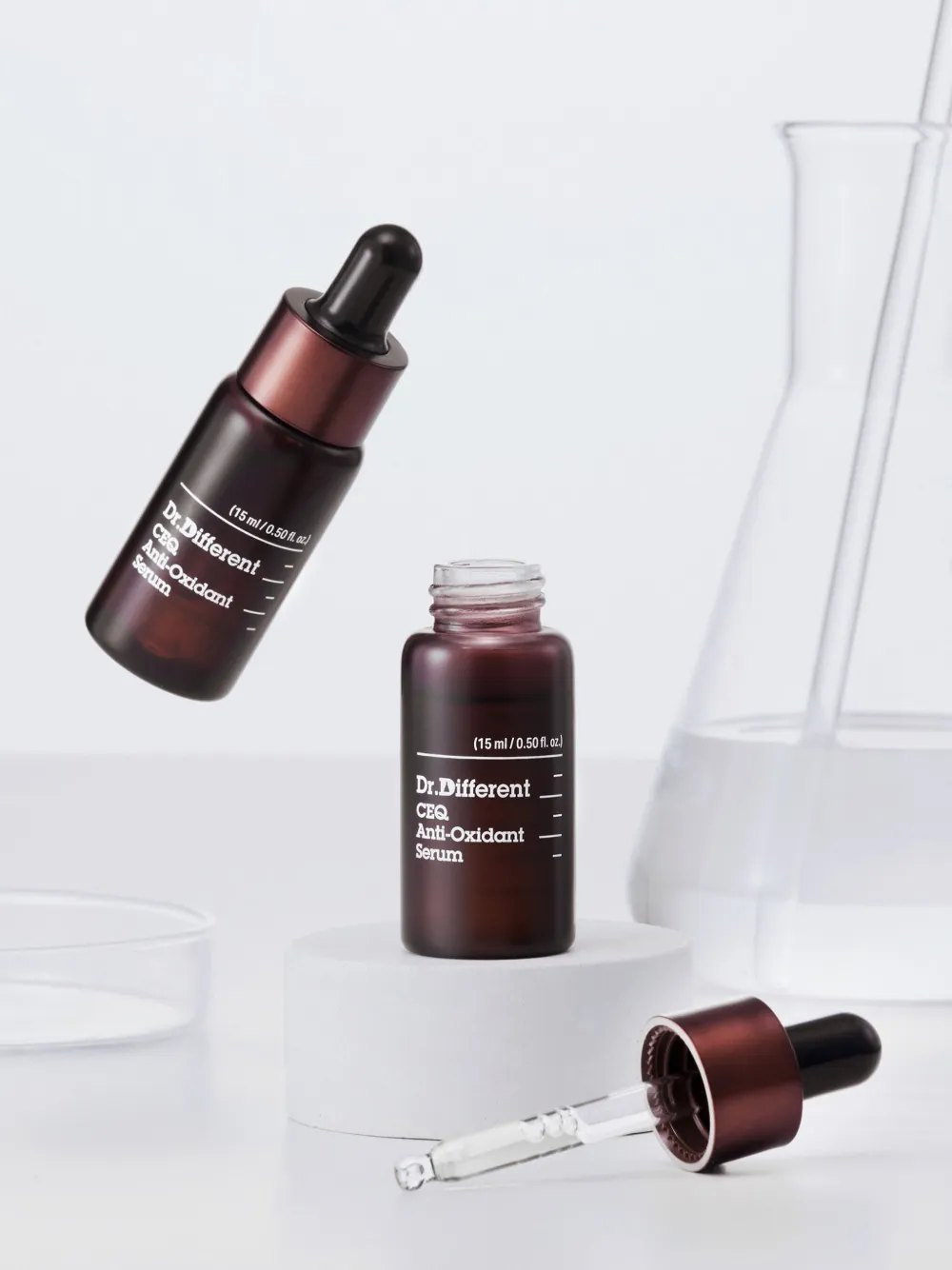 Dr.different Ceq Anti-oxidant Serum (pack Of Two) In Black