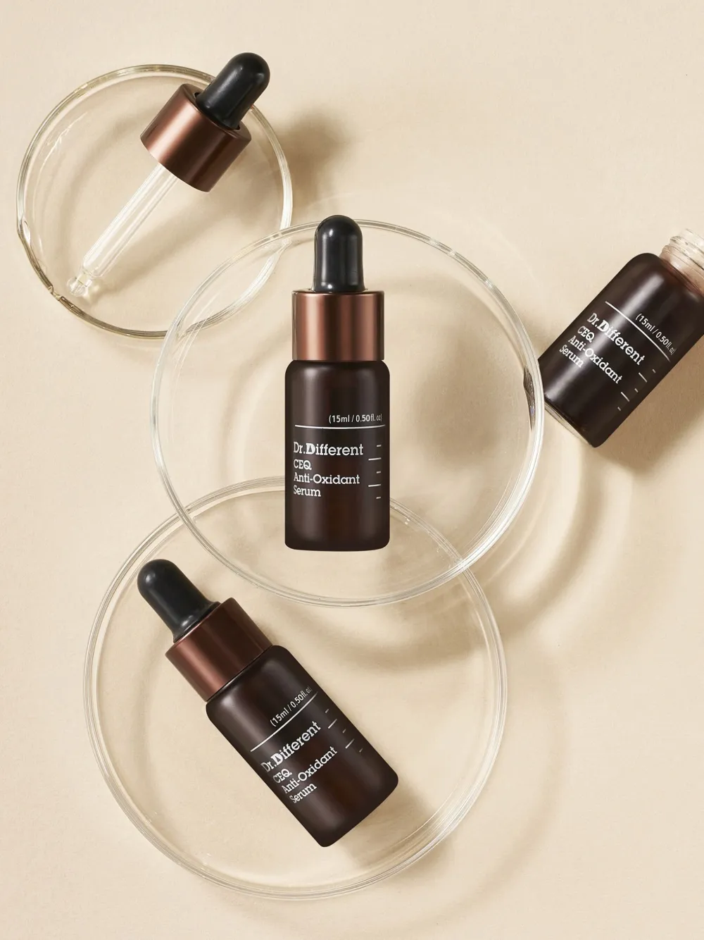 Dr.different Ceq Anti-oxidant Serum (pack Of Two) In Black