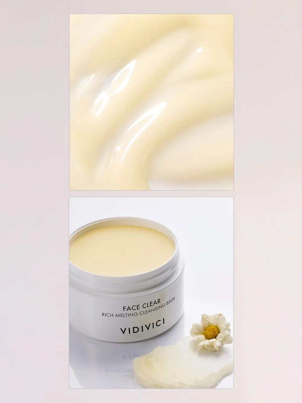 Vidivici Face Clear Melting Cleansing Balm In White