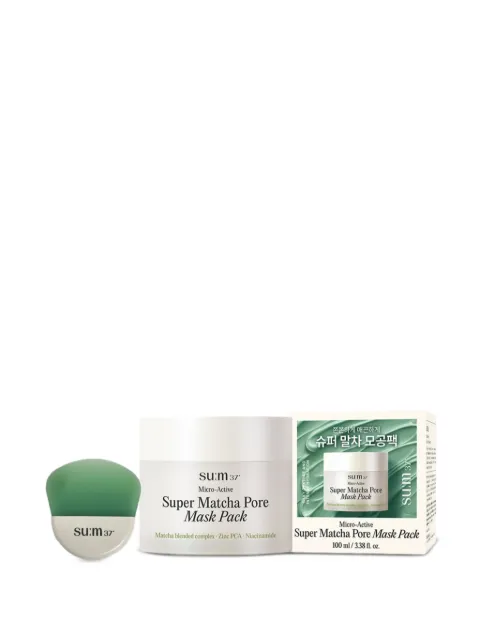 Sum37 Micro-Active Super Matcha pore mask (pack of two)