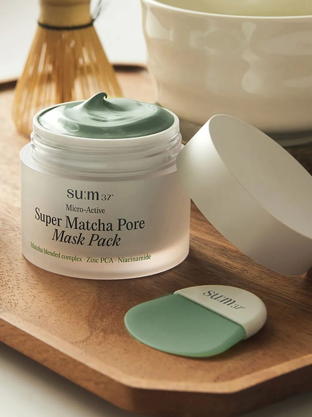 Su:m37º Micro-active Super Matcha Pore Mask (pack Of Two) In Multi