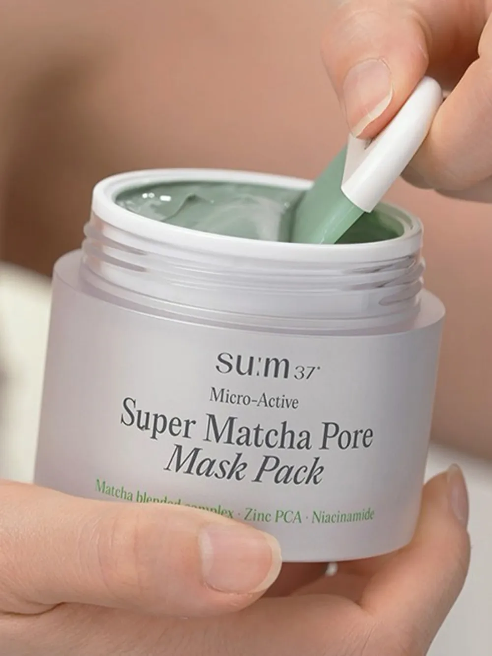 Su:m37º Micro-active Super Matcha Pore Mask (pack Of Two) In Multi