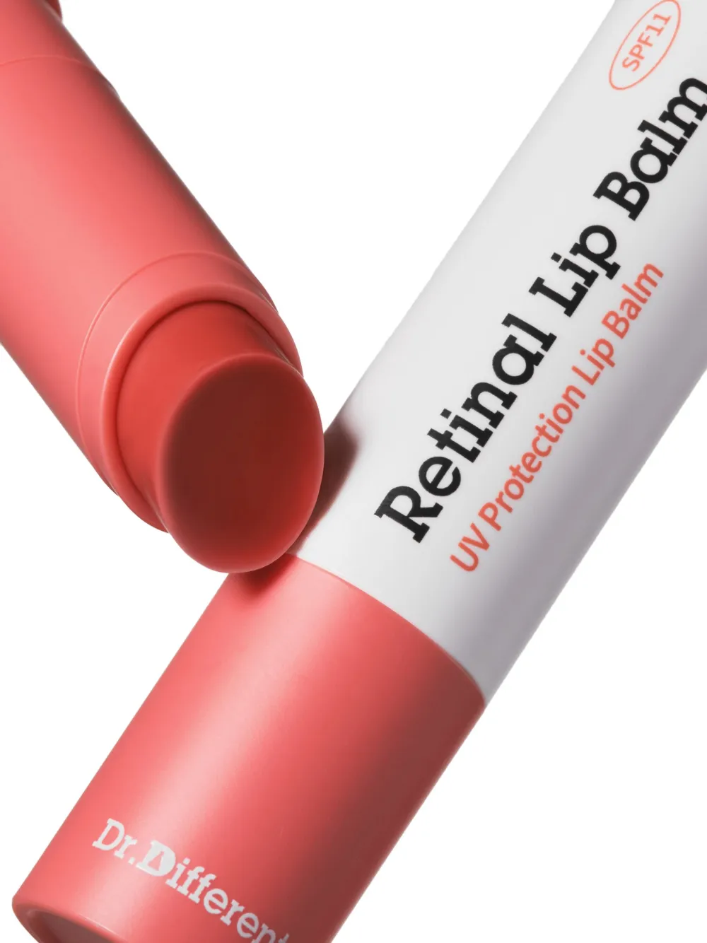 Dr.different Vitalift-a Retinal Uv-protection Tinted Lip Balm (pack Of Two) In Orange
