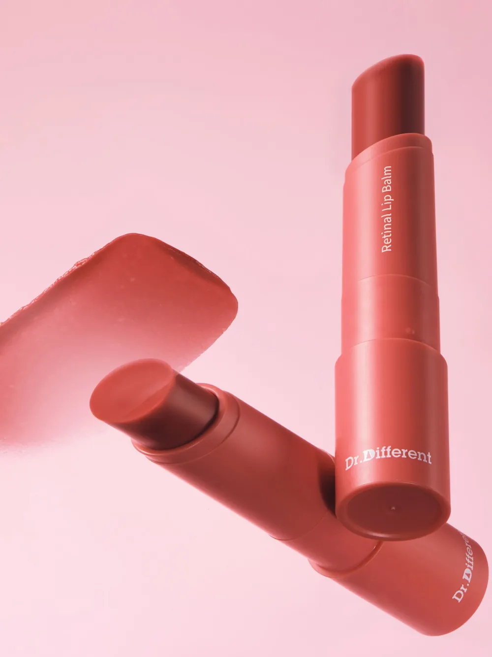 Dr.different Vitalift-a Retinal Uv-protection Tinted Lip Balm (pack Of Two) In Orange