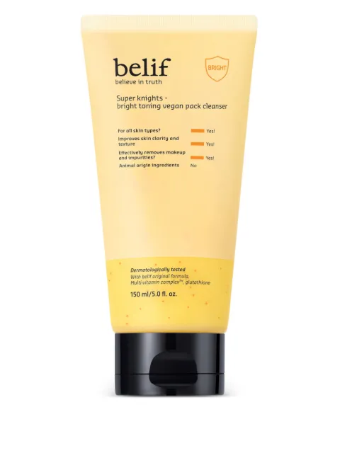 Belif Super Knights bright toning cleanser (pack of two)