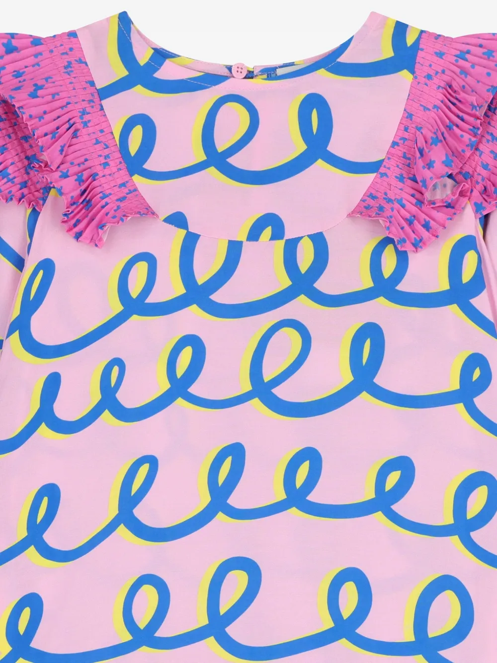 Stella Mccartney Ruffled Dress In Pink