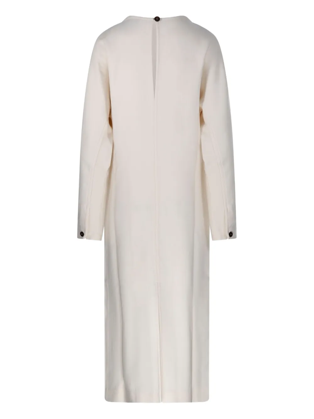 Studio Nicholson Midi-jurk met knopen Beige