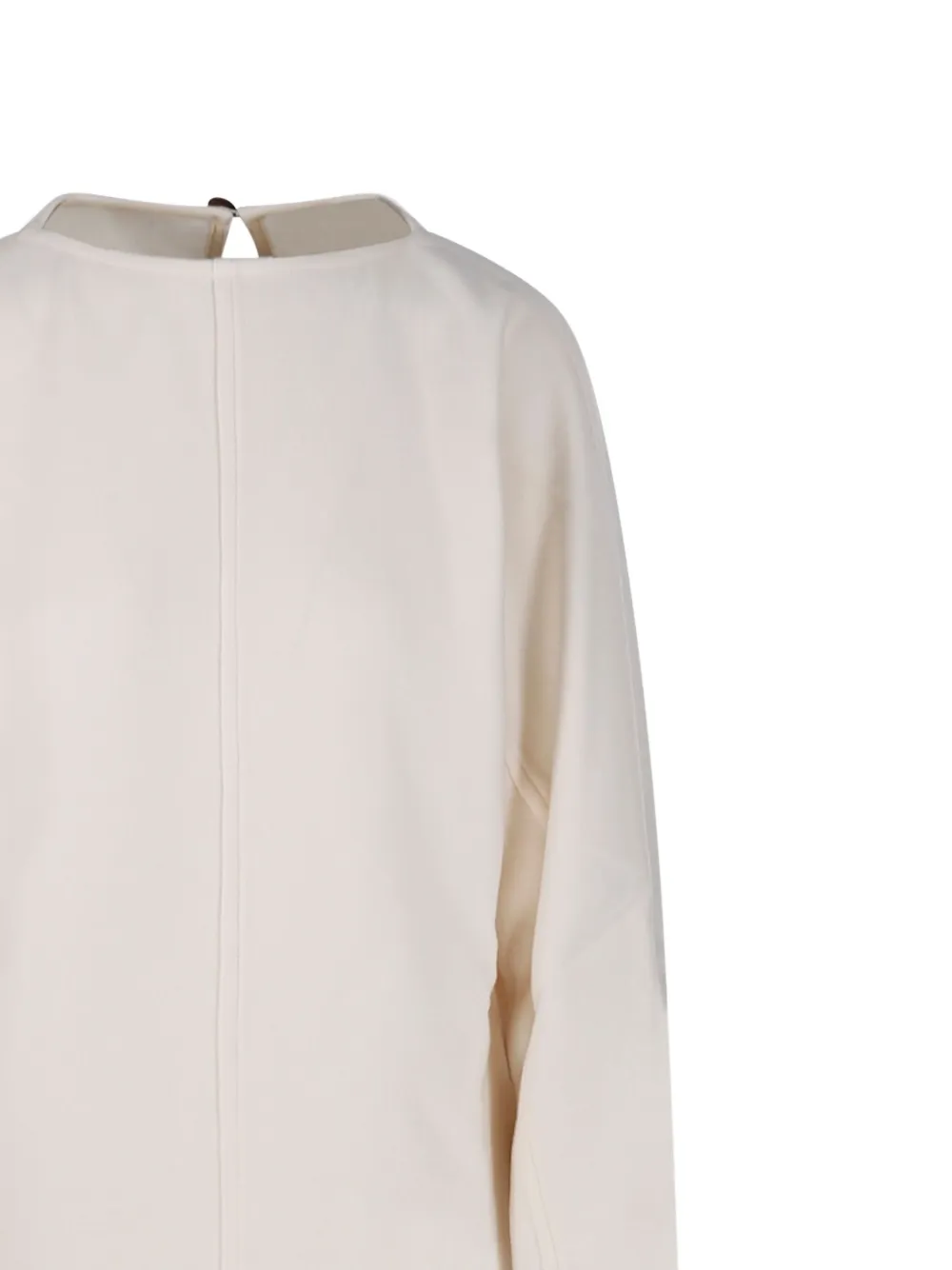 Studio Nicholson Midi-jurk met knopen Beige