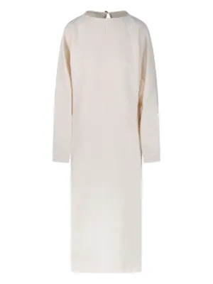 Robe Longue Sunspel X Studio Nicholson En Coton Crème - Taille 38, Style Maxi, Manches Courtes, Neuf Sans étiquettes
