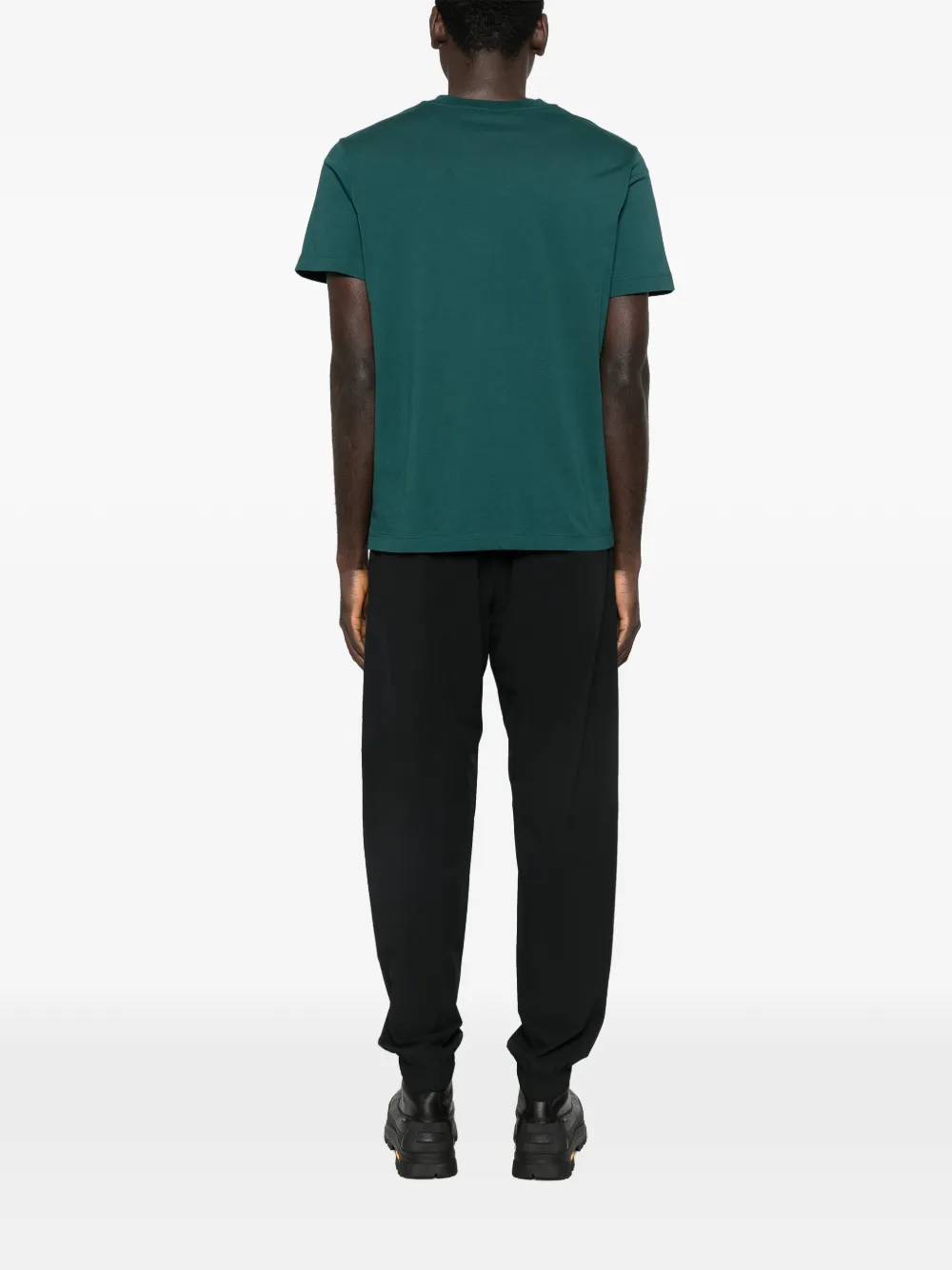 Moncler Drie T-shirts met logopatch Groen