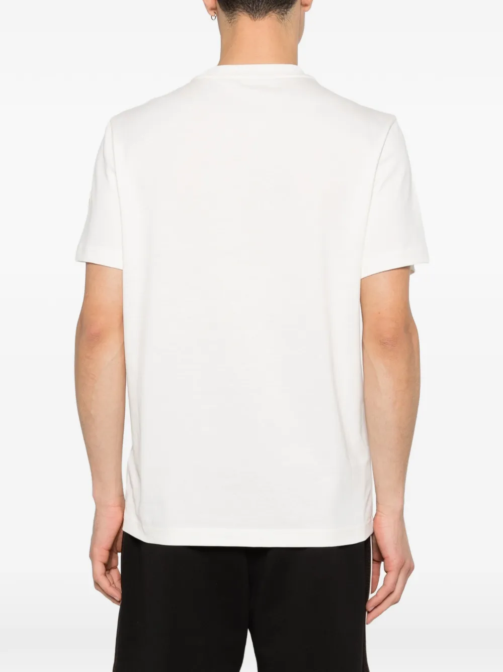 Moncler T-shirt met archief print Wit