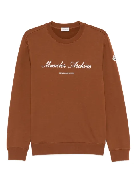 Moncler logo-patch sweater