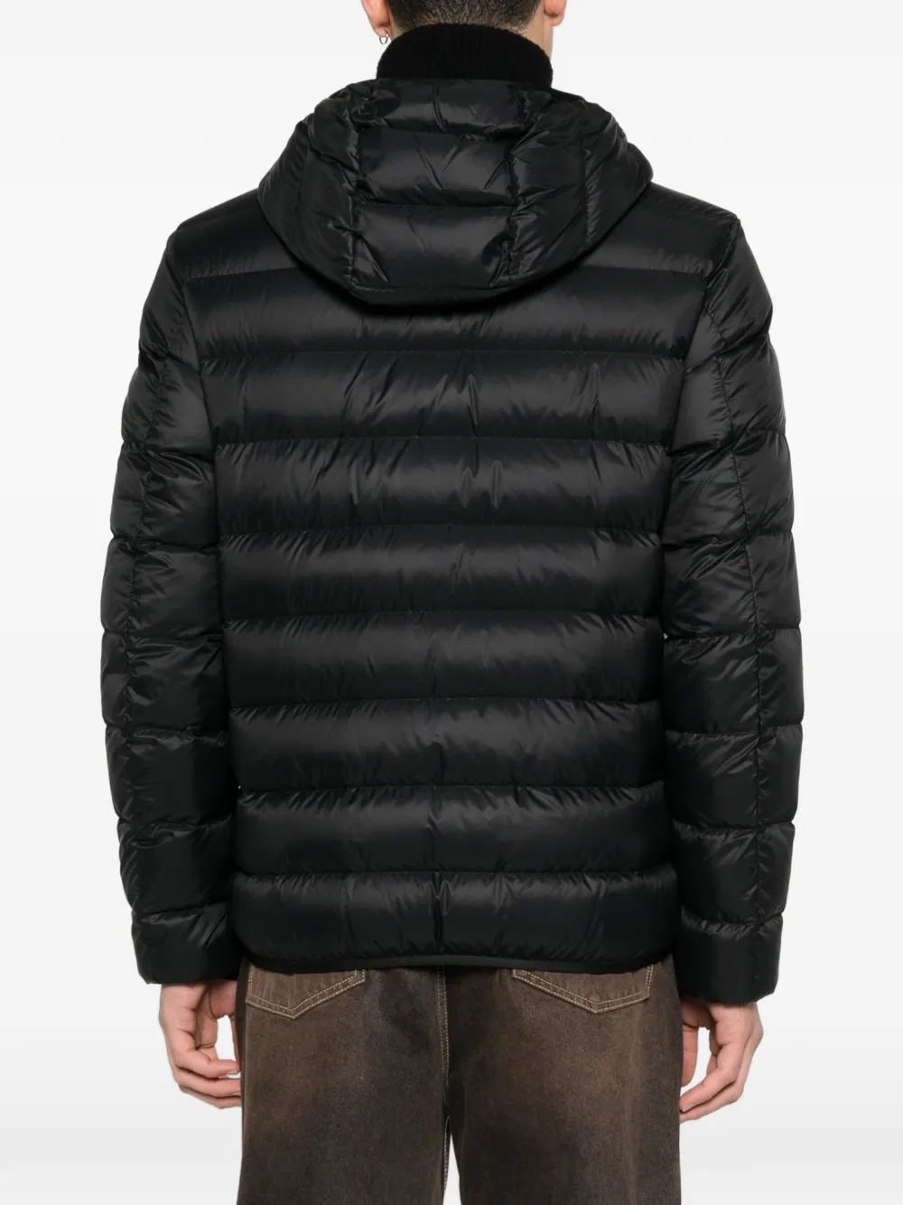 Moncler Alrai jack met capuchon en rits Zwart