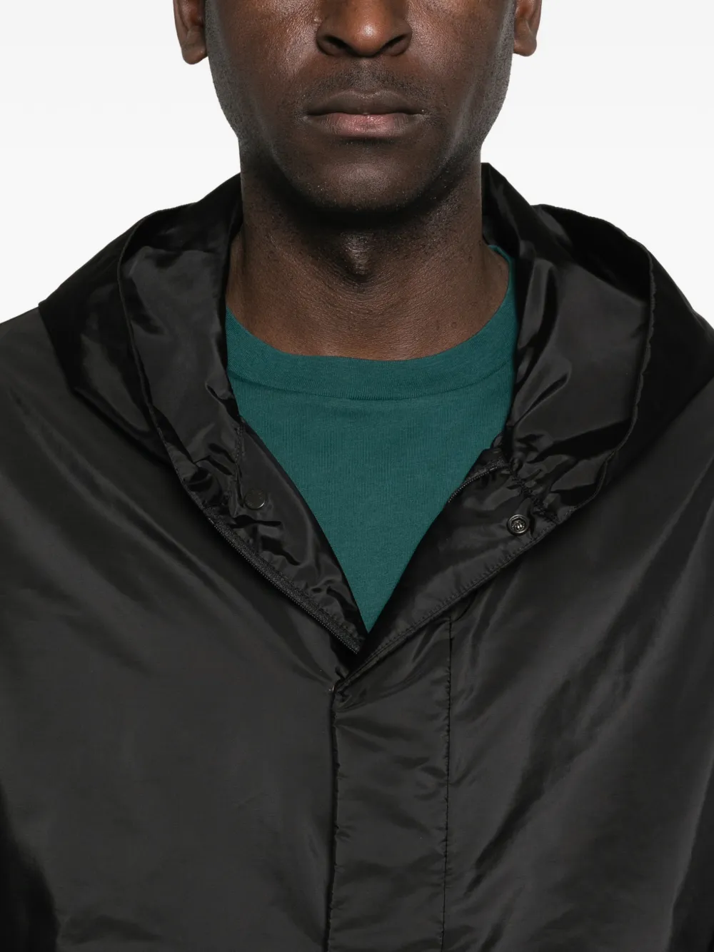 Moncler Grandans jack met capuchon Zwart