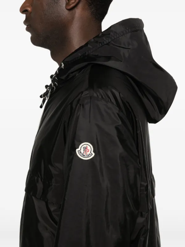 Moncler Nidge Hooded Zip Jacket | Black | FARFETCH