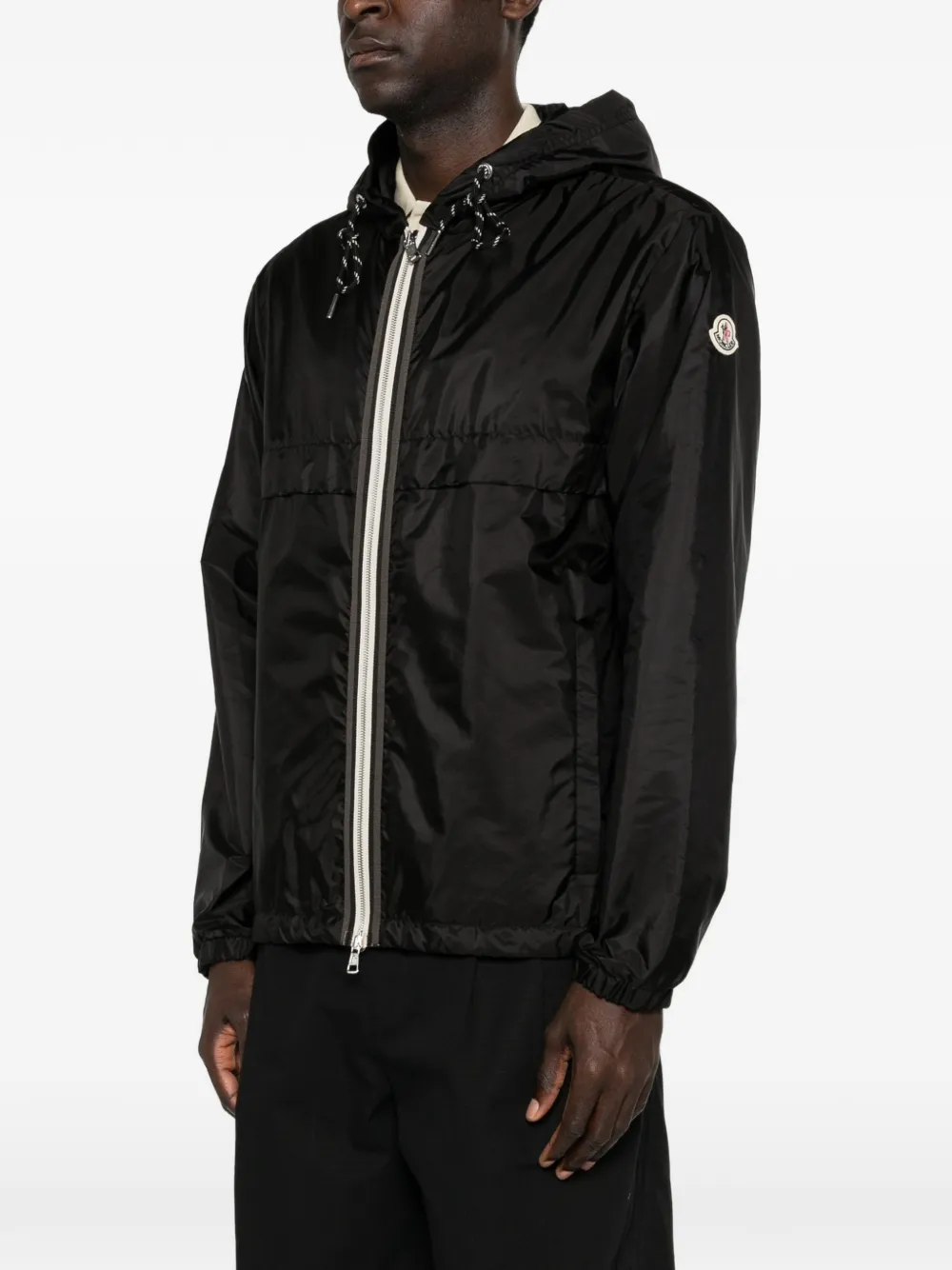  Moncler Hooded Zip Jacket - Black 