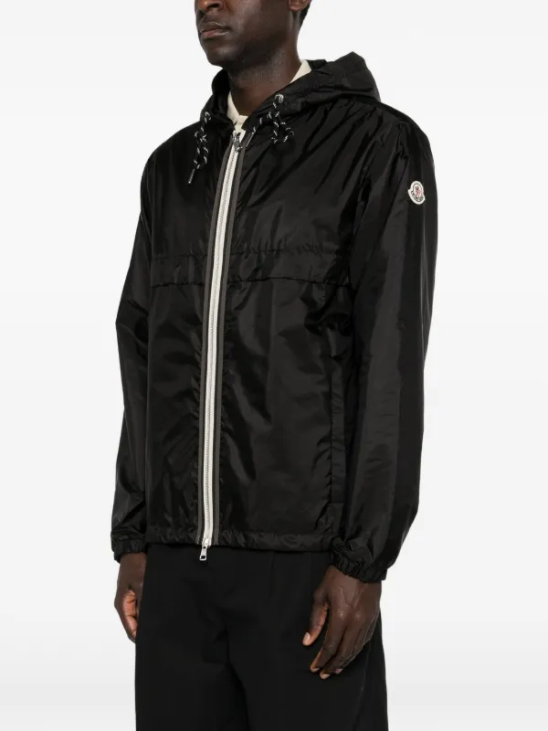 Moncler Nidge Hooded Zip Jacket | Black | FARFETCH