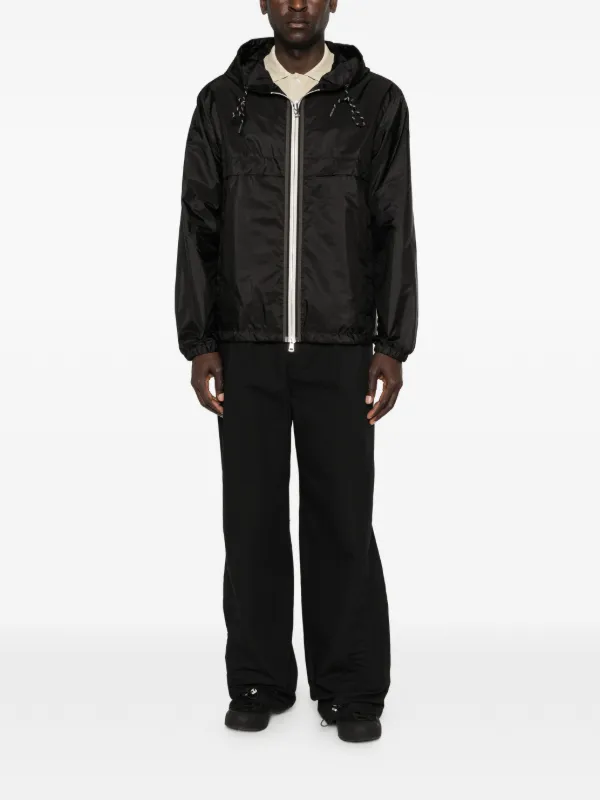 Moncler Nidge Hooded Zip Jacket | Black | FARFETCH