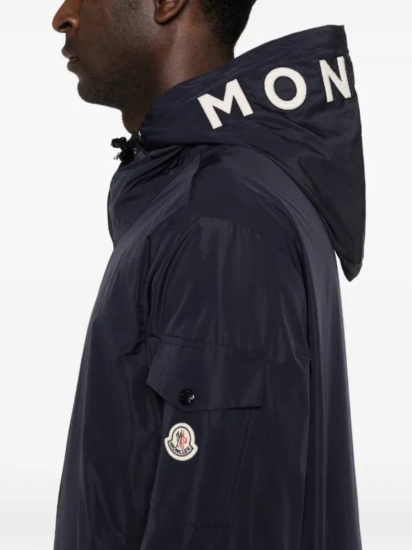 Moncler Sassiere フーデッドコート | ブルー | FARFETCH JP