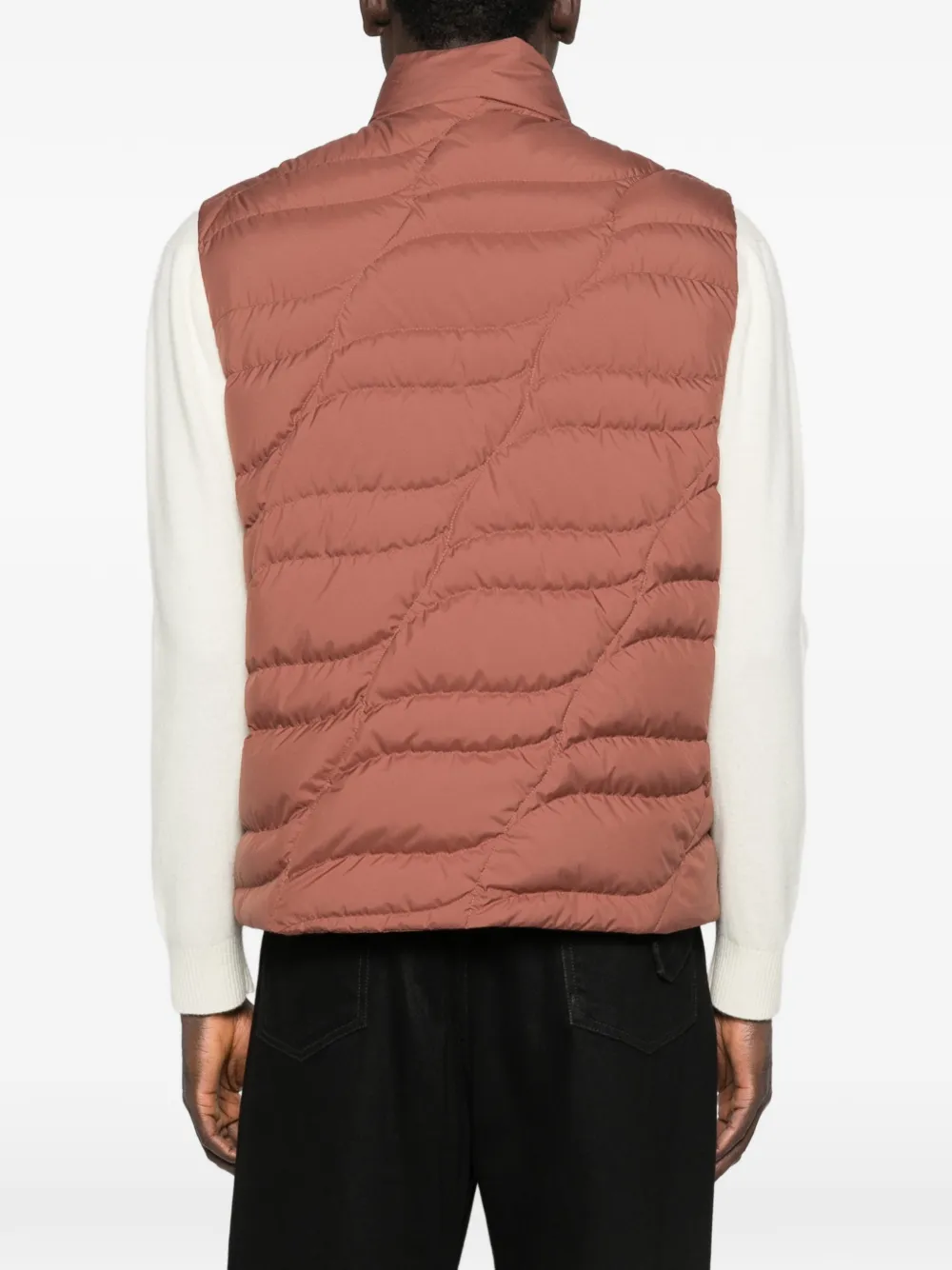 Moncler Bodywarmer met rits Bruin