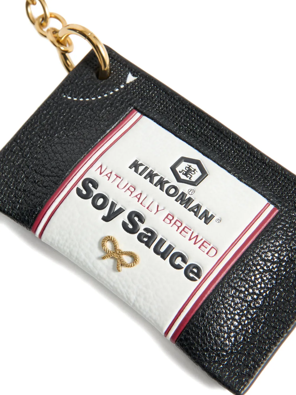 Anya Hindmarch Keychain Kikkoman Soy Sauce In Black